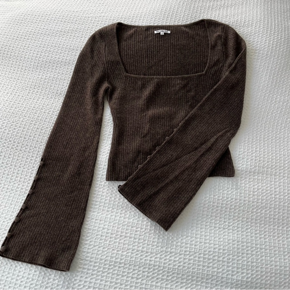 Emanuele Cashmere Novelty Button Sweater - Picture 9 of 15
